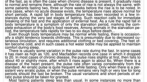 Fasting cures ALL diseases since only the body knows how to repair itself.