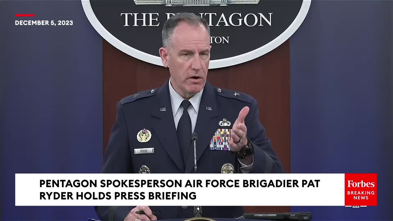 JUST IN- Pentagon Holds Press Briefing After Tommy Tuberville Drops Blanket Military Hold