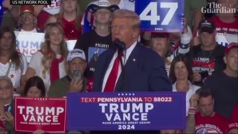 Donald Trump attacks Kamala Harris throughout insult-laden Pennsylvania rally