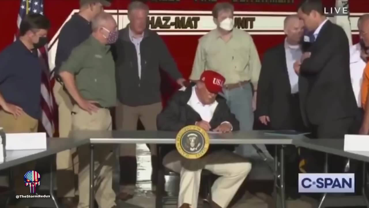 This is how a real POTUS treats real Americans after a natural disaster