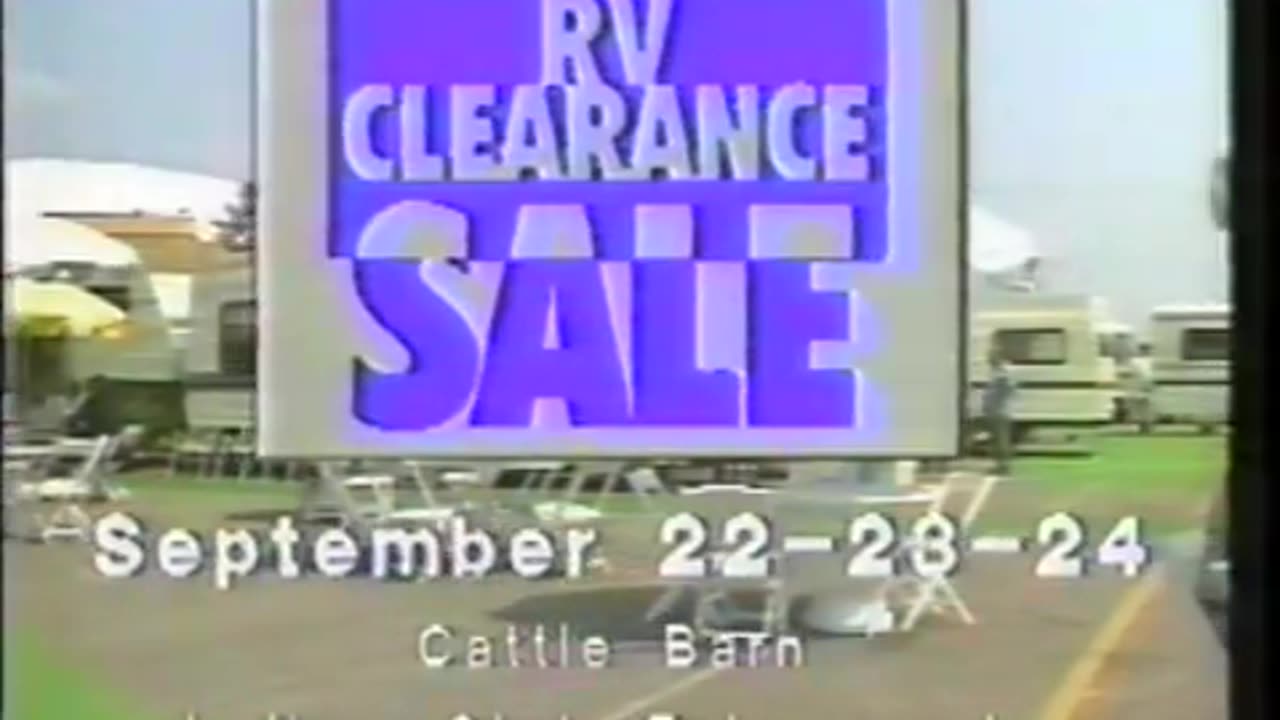 September 18, 1989 - RV Clearance Sale at the Indiana State Fairgrounds