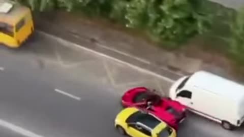 Ferrari accident