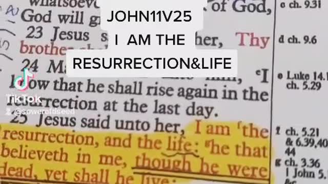 Testimony John 11v25