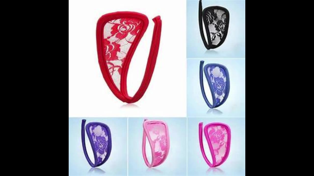 Ladies Hot Sexy Underwear Lace Transparent Heart Shaped C underwear