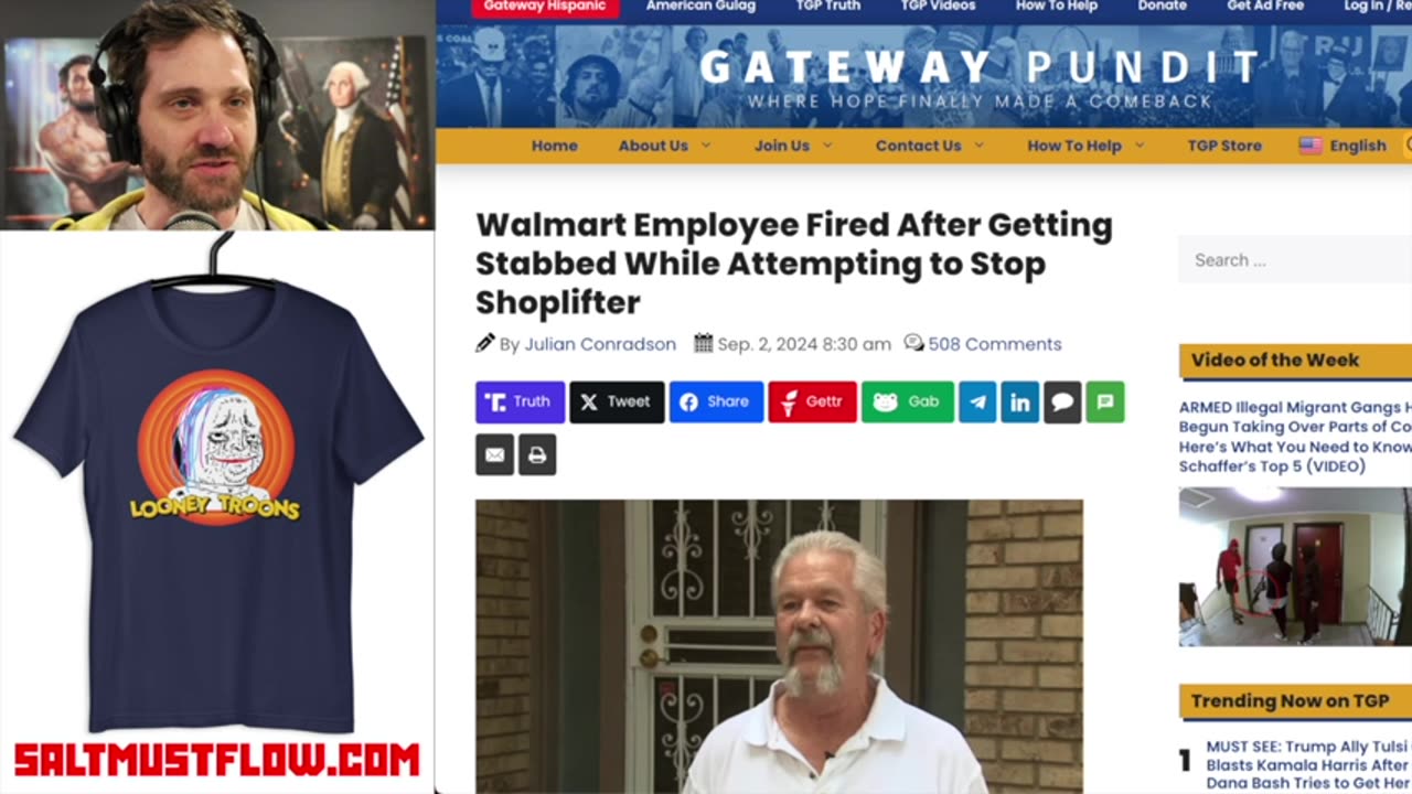 Walmart Employee Fired After Getting Stabbed By Shoplifters