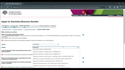 How to apply business number in Australia