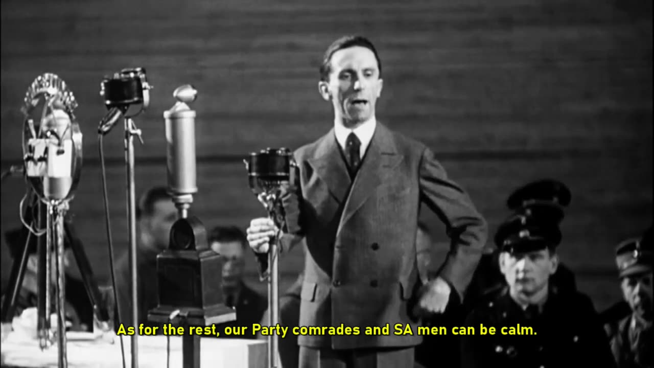 Goebbels 'Our patience has it's Limits!