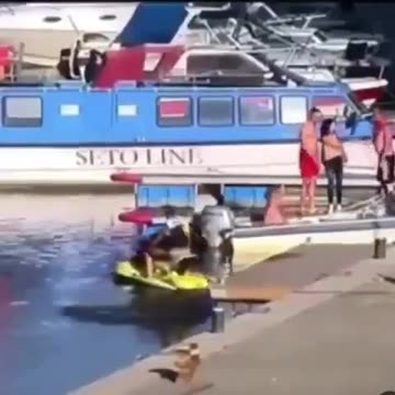 How dose a Jet ski blow up like this?