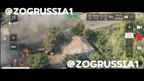クルスク州ウクライナ軍拠点へのロシア軍によるドローン攻撃