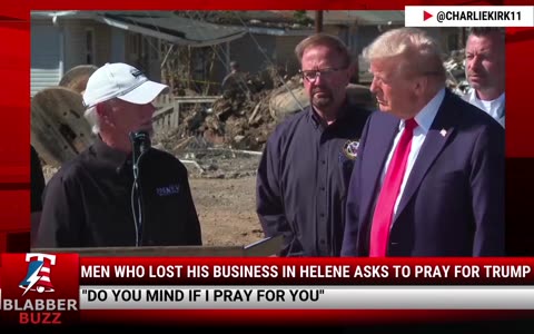 Men Who Lost His Business In Helene Asks To Pray For Trump