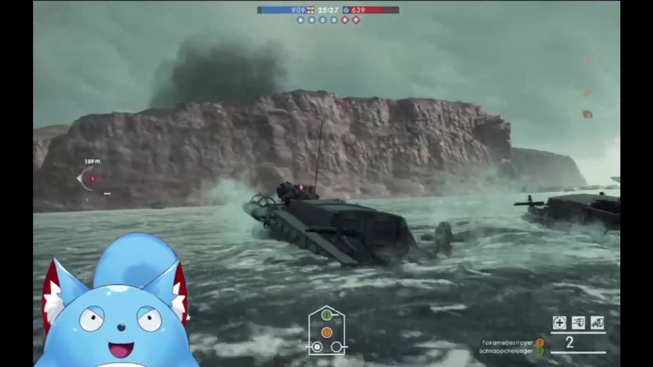 Takame takes on enemy navy