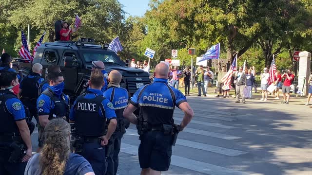 Stop the Steal Rally November 7, 2020 Austin Texas