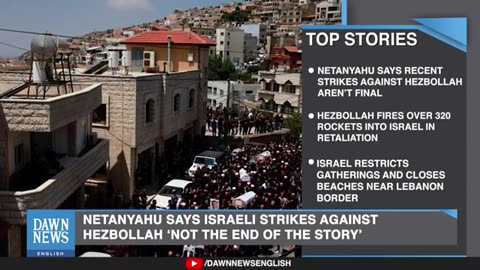 Top Stories: Israel Attacks Hezbollah in Lebanon | Dawn News English