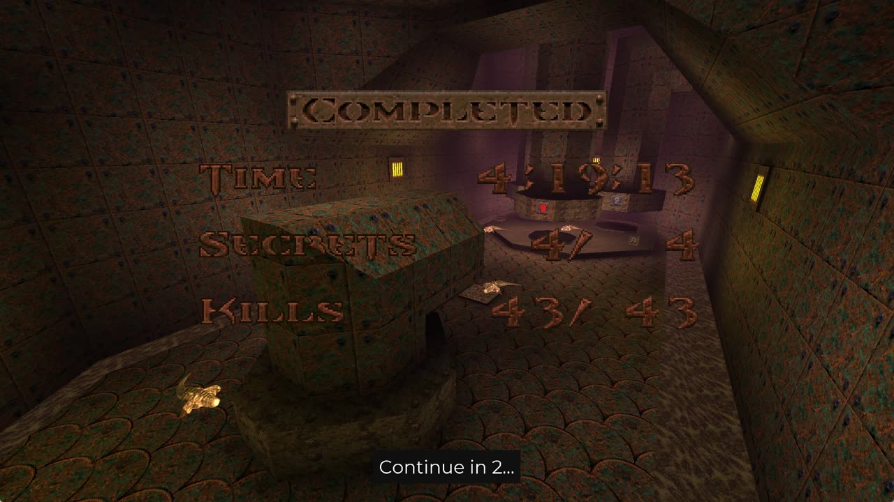 Quake - E3M5 The Wind Tunnels Walkthrough (All Secrets)