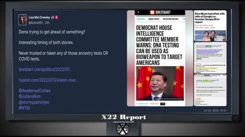 X22 Report vom 25.7.2022 - Die Panik des [DS] ist real