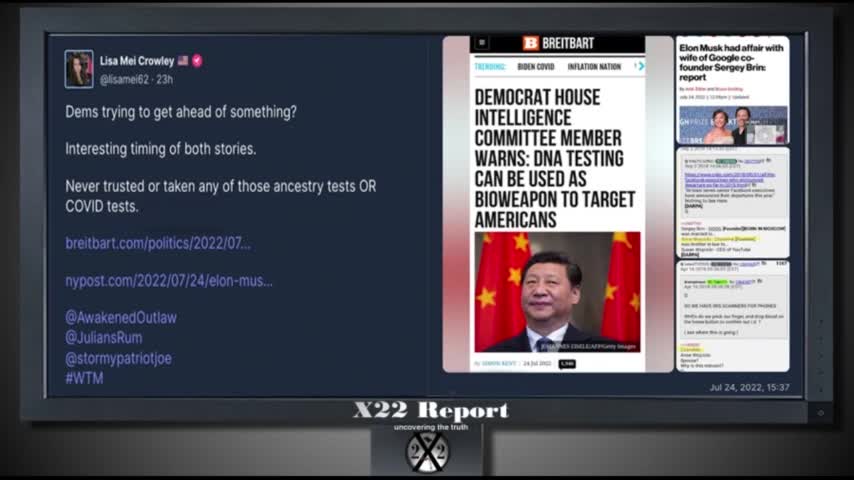 X22 Report vom 25.7.2022 - Die Panik des [DS] ist real