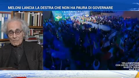 Luciano Canfora - Ucraina, guerra e Giorgia Meloni - interventi "in onda" 30/4/2022