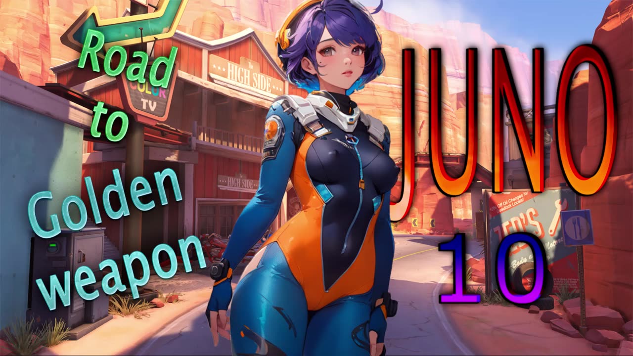 【Overwatch 2】 Juno's road to golden weapon! ~ part 10