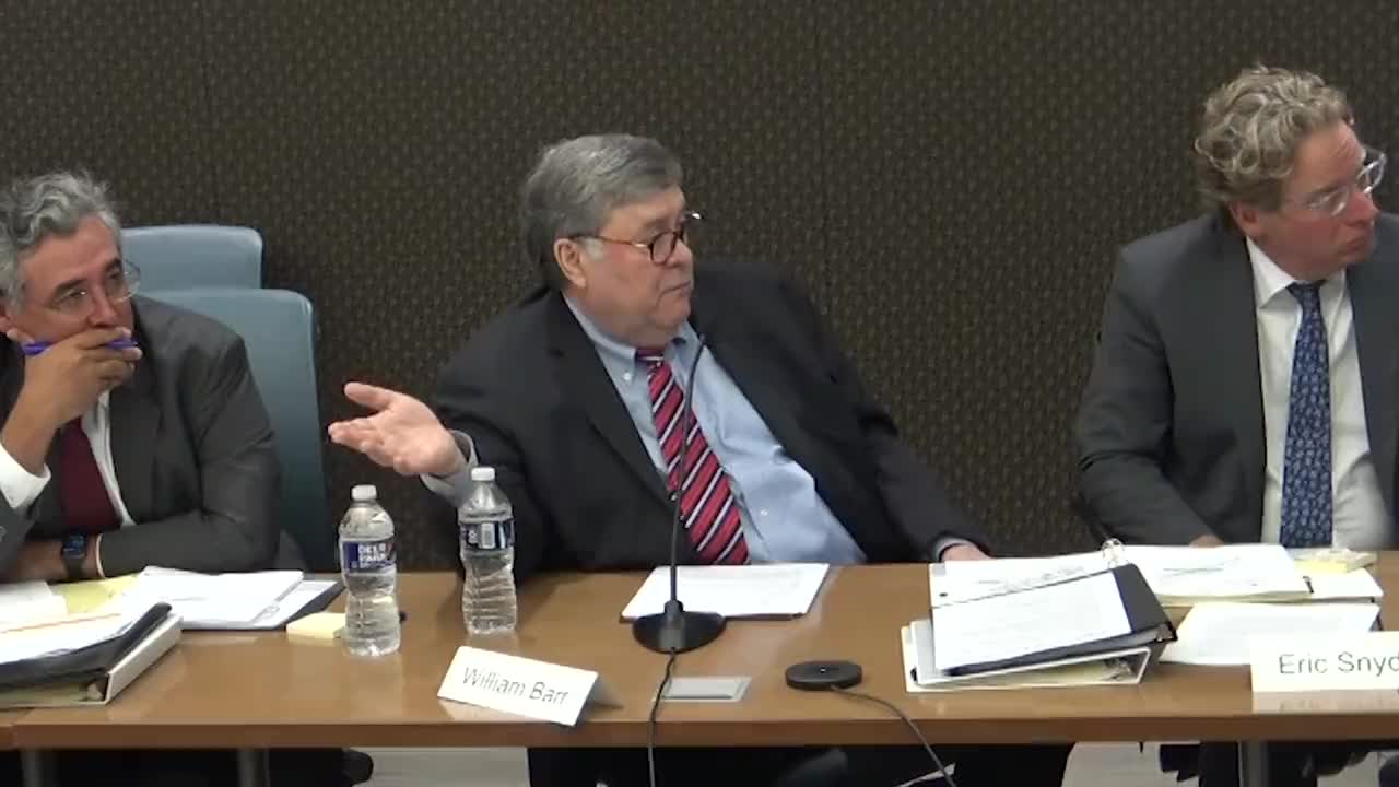 Bill barr call Trump's Election claims Bull#hit
