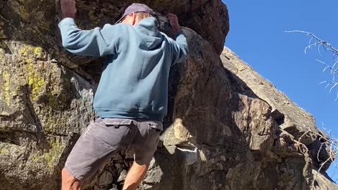 Rehearsing and scouting North Overhang