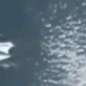 UFO sighting in the snow