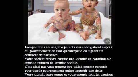 L'HOMME EST UNE MARCHANDISE... UN ESCLAVE VIA LA FRAUDE DU NOM LEGAL !!!