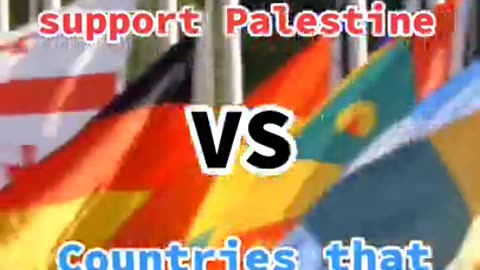 Countries that support Palestine VS countries that support Israel #🇵🇸 #🇮🇱