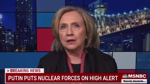 Hillary in full blown panic mode over their little playground in Ukraine