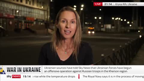 Ukrainian forces begin offensive operation in Kherson