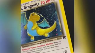 Dark Dragonite 1st Edition Holo Foil 5/82
