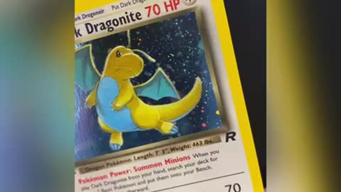 Dark Dragonite 1st Edition Holo Foil 5/82