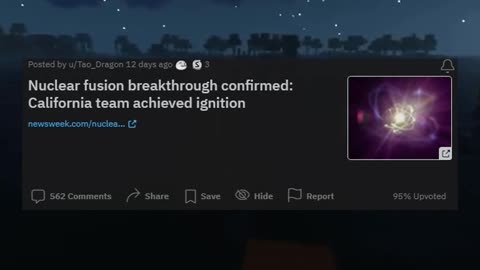 Nuclear fusion breakthrough confirmed California team achieved ignition
