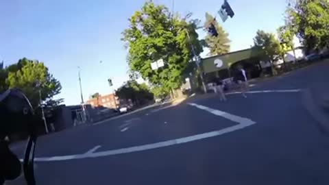 Impatient driver attacks cyclist and gets knocked out (video from A&E channel)