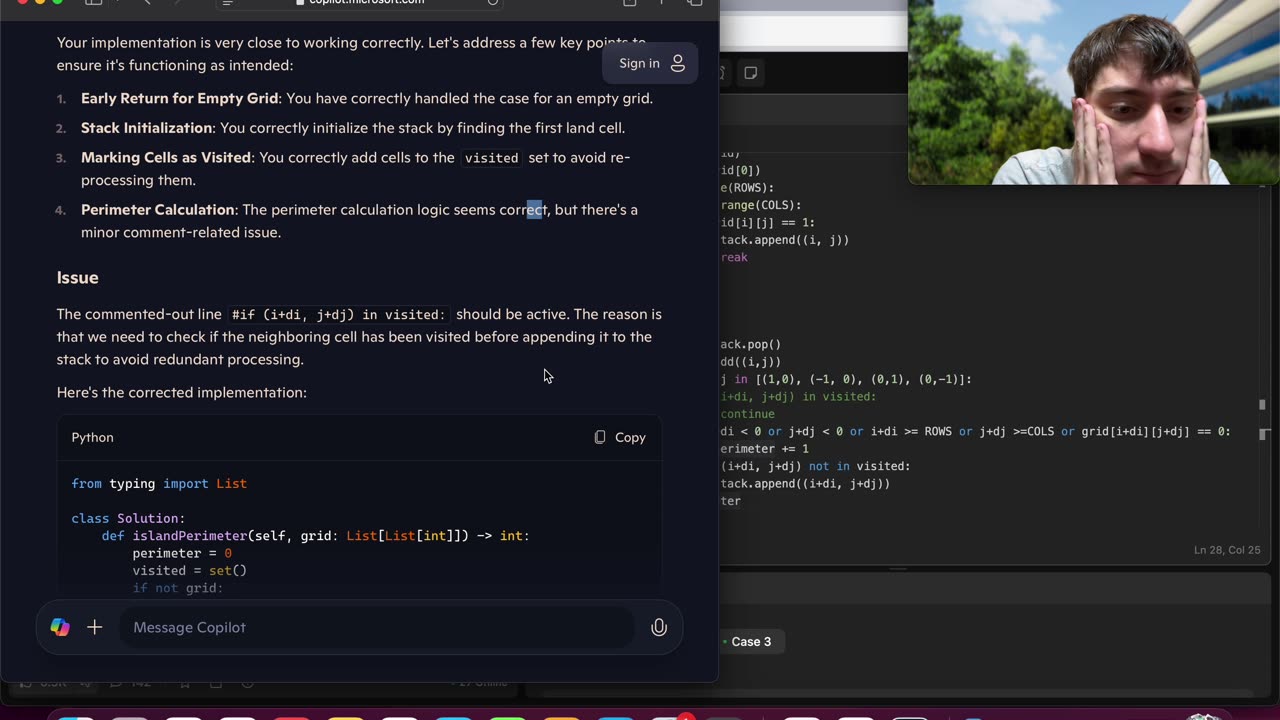 Third Attempt: Leecode 463. Island Perimeter | Understanding My Mistakes