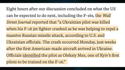 ICC demands Putin arrest. US will not maintain F16s. Italy taps out of Ukraine. Kuleba angers Poland