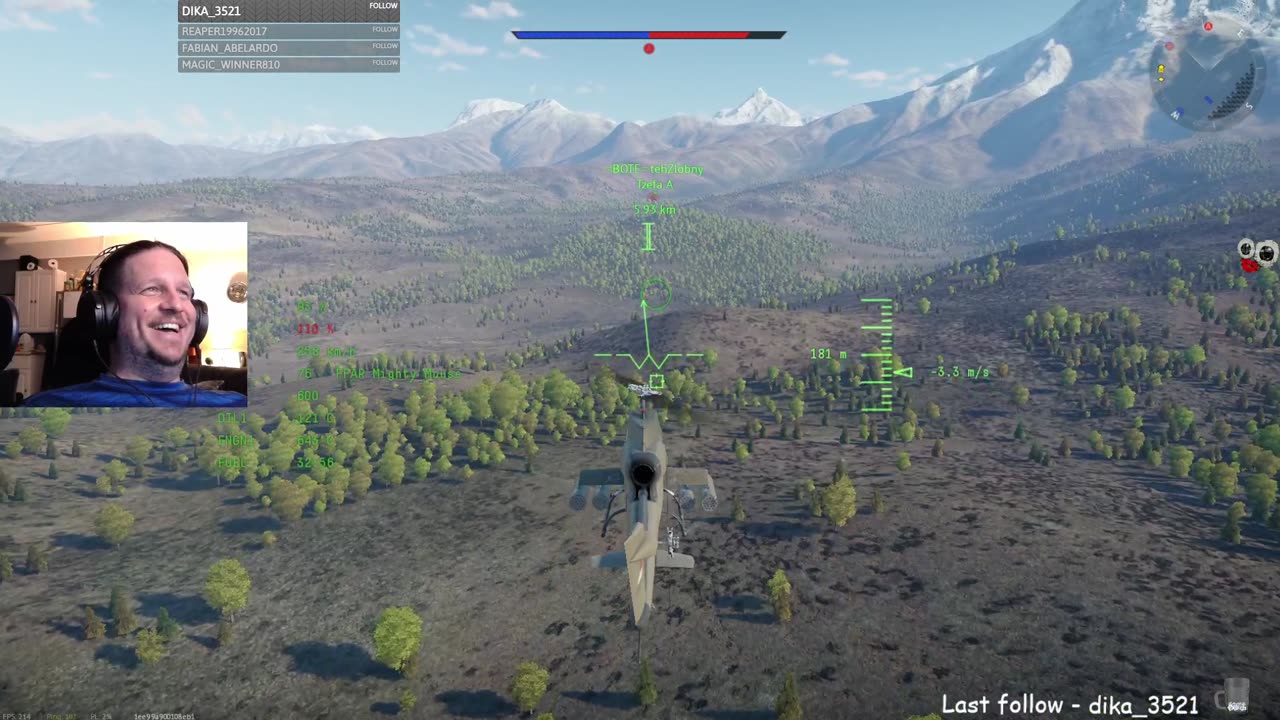 Share my pain and suffering flying a heli mission in War thunder