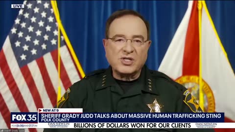 Sheriff Grady Judd speaks on massive human trafficking sting - Biden sponsored human trafficking