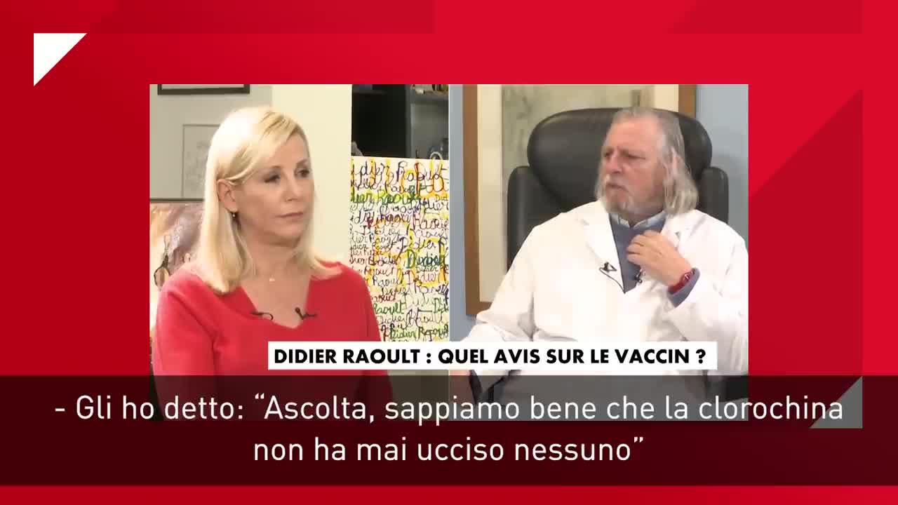 LE PAROLE DEL VIROLOGO NUMERO UNO AL MONDO DIDIER RAOULT SU COVID E VACCINO
