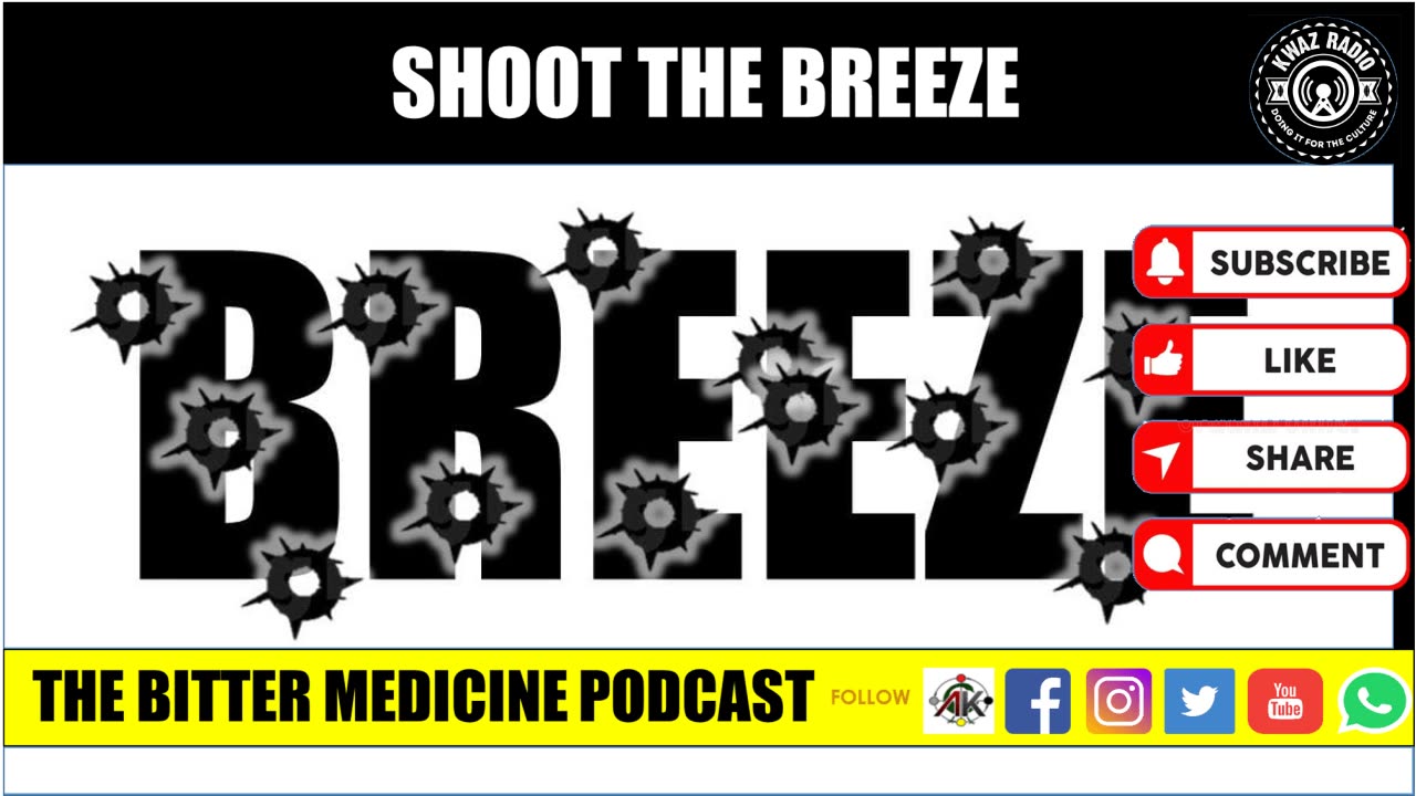 A Saturday Night 'Shoot the Breeze' Episode - 121 (BITTER MEDICINE PODCAST LIVESTREAM)