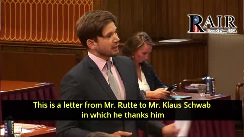 EPIC SMACKDOWN: Conservative MP Exposes Dutch Prime Minister as a 'Great Reset' Globalist