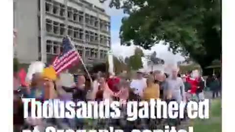 Oregonians Stand Up and March against Tyranny!