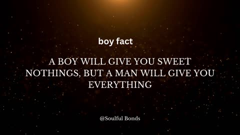 Sweet nothings