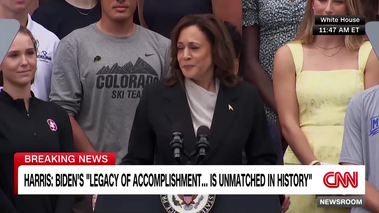 See what Harris said about Biden after he ended his 2024 campaign