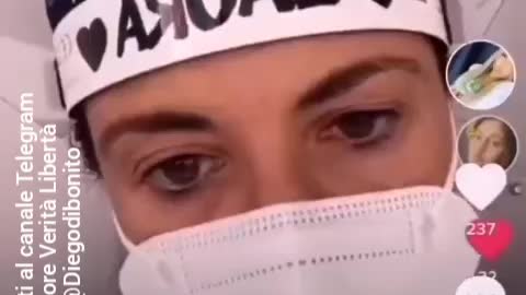 Laura infermiera: "il maggior danno viene dalle persone vaccinate con green pass"