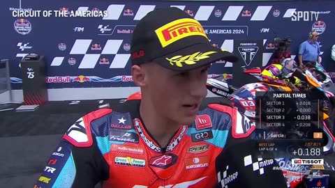 [MotoGP™] American GP - Moto2 Pole Position & Interview