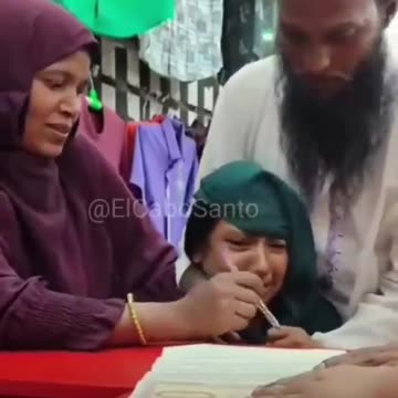 A 12-year-old kid is forced to marry an Islamic 62-year-old man.