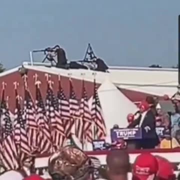 🚨 #BREAKING: Video shows Secret Service snipers ENGAGING with the Trump Shooter