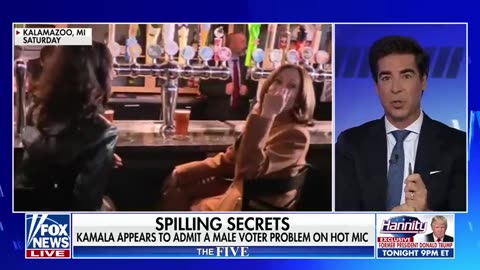 'The Five'_ Kamala Harris admits male voter problem on hot mic