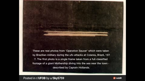 Real Photos from Operation Saucer: Giant Mothership Encounter at Colares, Brazil 1977
