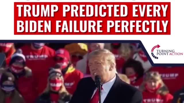 Trump predicted it and its happening before our eyes